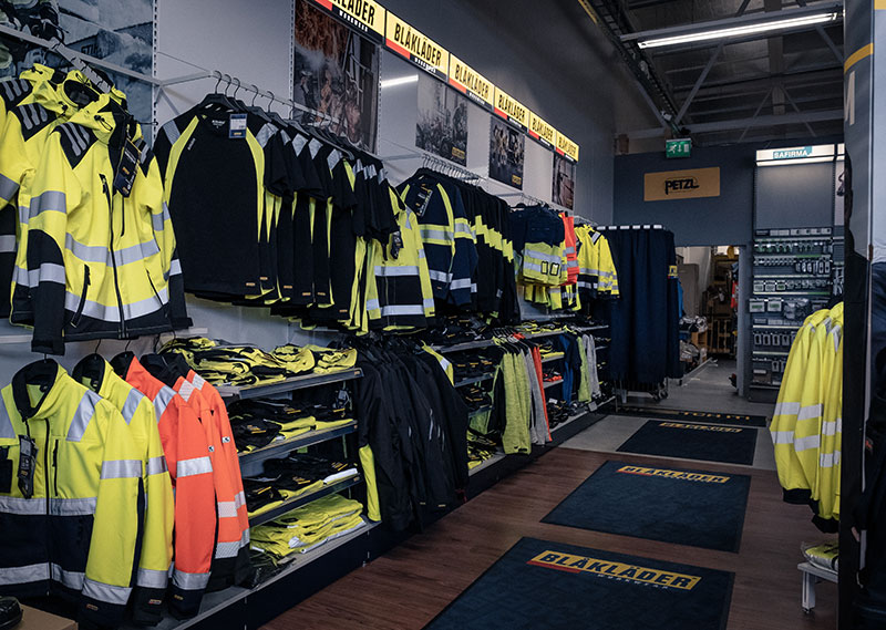 Myymälä työvaatteet