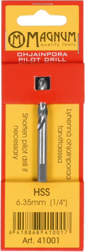 MAGNUM OHJAINPORANTERÄ HSS 1/4" 41001