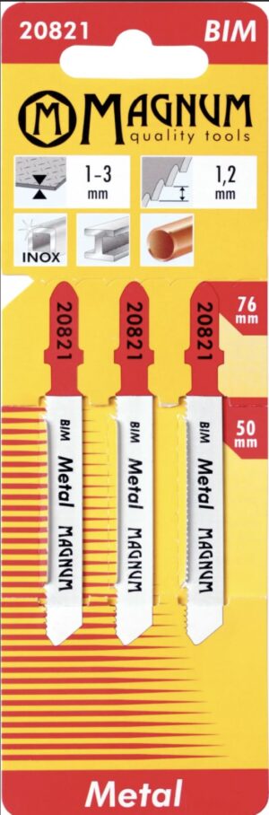 MAGNUM PISTOSAHANTERÄ 3KPL BIM 1,2/76MM 20821