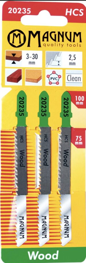 MAGNUM PISTOSAHANTERÄ 3KPL HCS 2,5/100MM 20235