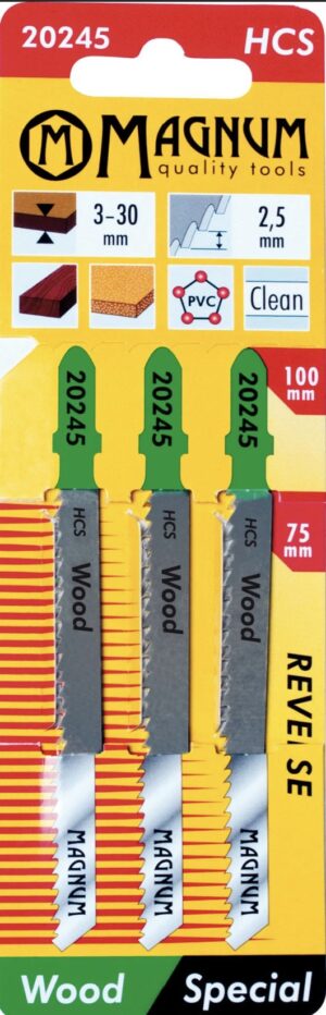 MAGNUM PISTOSAHANTERÄ 3KPL HCS R 2,5/100MM