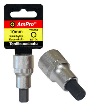 T33043 KUUSIOKÄRKIHYLSY 1/2" 3MM