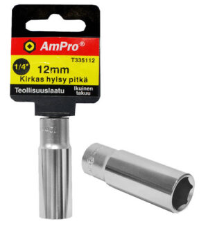 T335103 PITKÄ KIRKAS HYLSY 1/4" 5MM