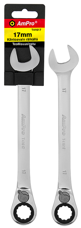 T41617 KIINTOLENKKIAVAIN RÄIKÄLLÄ 17MM