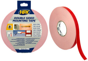 XDS1925 KAKSIPUOLINEN ASENNUSTEIPPI 19MM X 25M