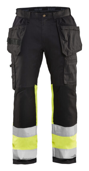 BLÅKLÄDER 1558 HIGHVIS RIIPPUTASKUHOUSUT STRETCH