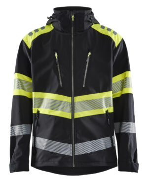BLÅKLÄDER 4494 HIGHVIS SOFTSHELLTAKKI